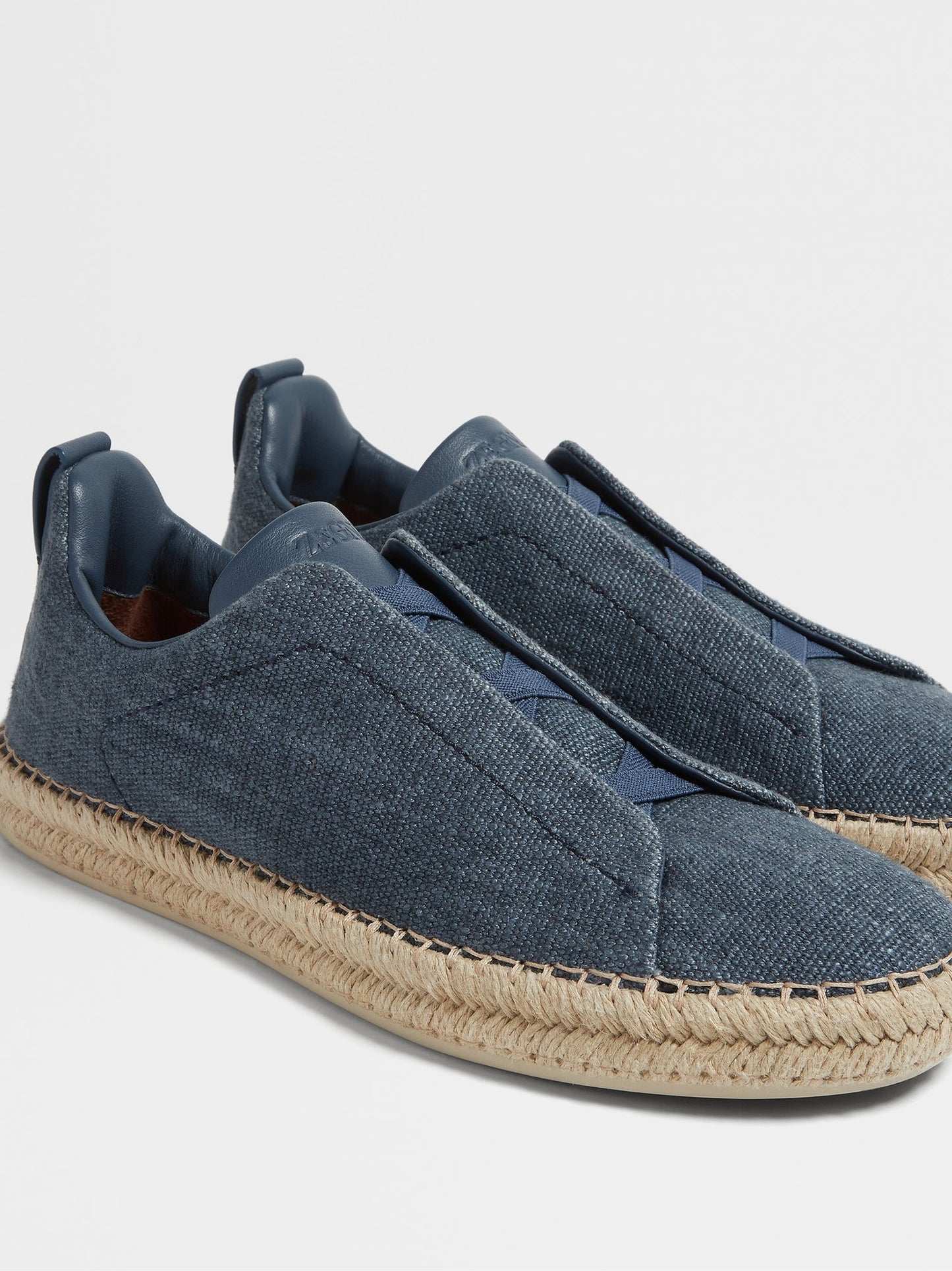 LINEN BLEND TRIPLE STITCH ESPADRILLES