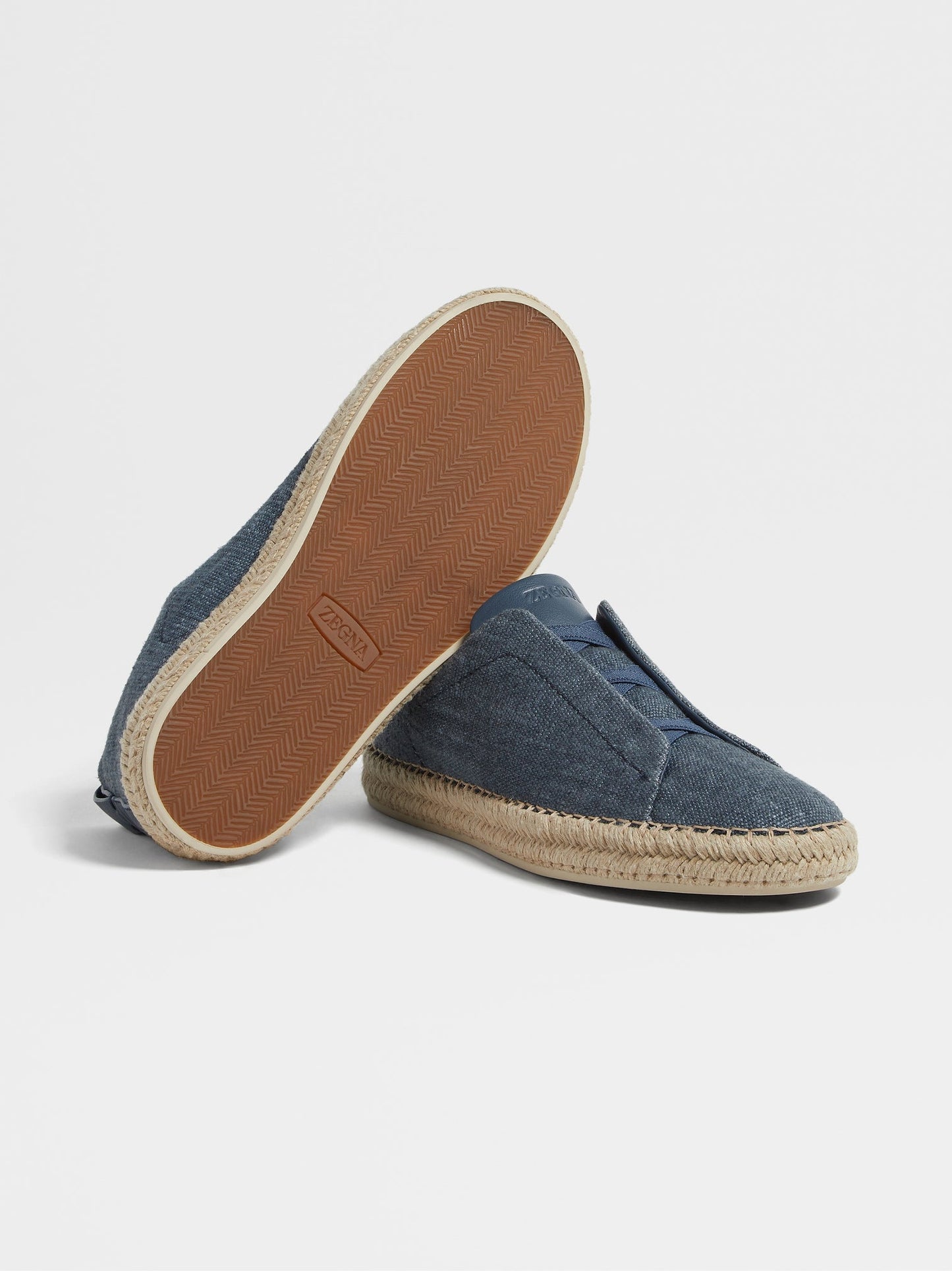 LINEN BLEND TRIPLE STITCH ESPADRILLES