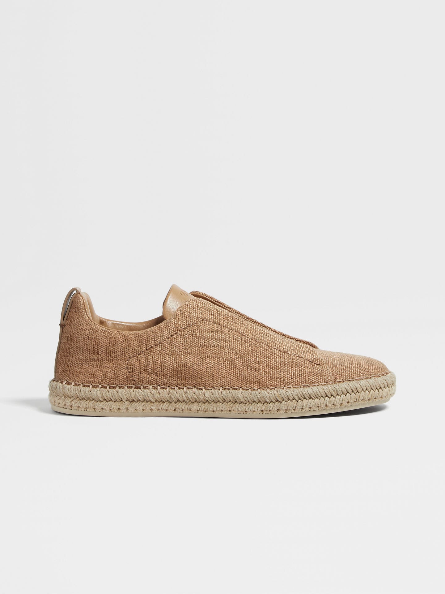 LINEN BLEND TRIPLE STITCH ESPADRILLES