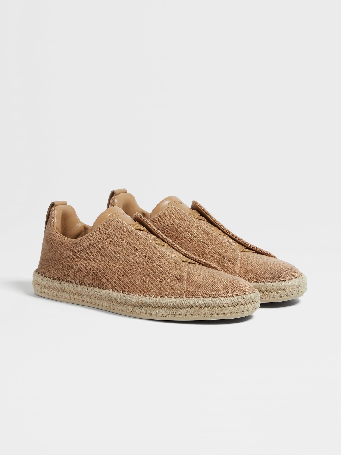 LINEN BLEND TRIPLE STITCH ESPADRILLES