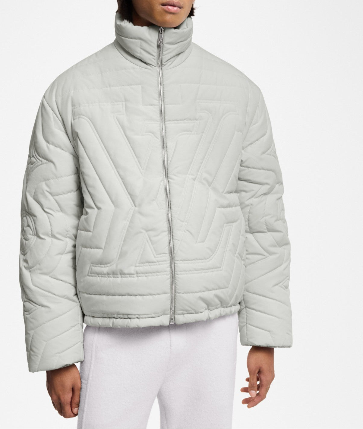 QUILTED TECHNICAL BLOUSON JACKET