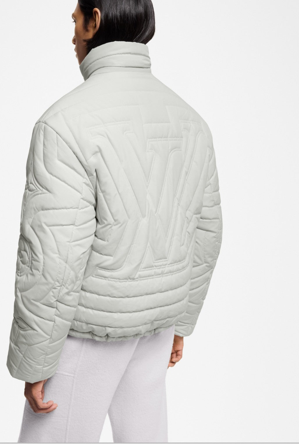 QUILTED TECHNICAL BLOUSON JACKET